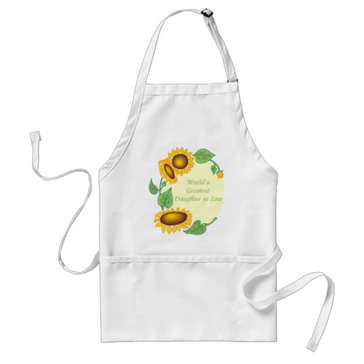 Tablier La plus grande fille du monde en droit (Devant)