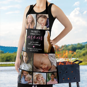 Tablier La plus grande maman du monde Photo Collage Apron
