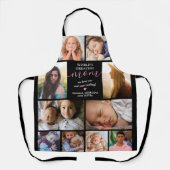 Tablier La plus grande maman du monde Photo Collage Apron (Recto)