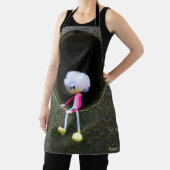 Tablier La poupée de Fubby dans un mur. (Insitu)