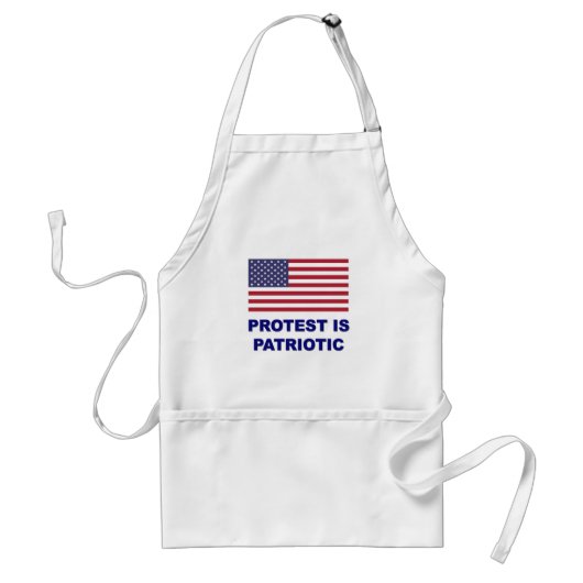 Tablier La protestation est patriotique (Devant)