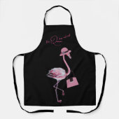 Tablier La Reine A Retraité Classy Chic Flamant rose Rose (Recto)