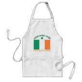 Tablier La Saint-Patrick Drapeau Irlande Nom Personnalisé (Devant)