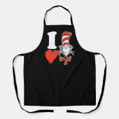 Tablier La Saint-Valentin de Dr. Seuss | J'adore le Chat d (Recto)