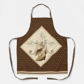 Tablier La Sainte Vierge Marie Le mont Carmel Floral (Recto)