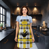Tablier La saveur de Sofia Rebel Plaid Apron avec Mortar M