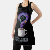 Tablier La science et le café alimentent la curiosité (Insitu)