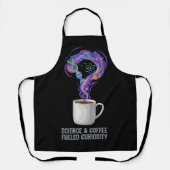 Tablier La science et le café alimentent la curiosité (Recto)
