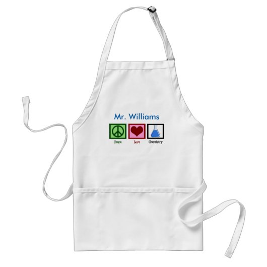 Tablier La Science faite sur commande de professeur de (Devant)