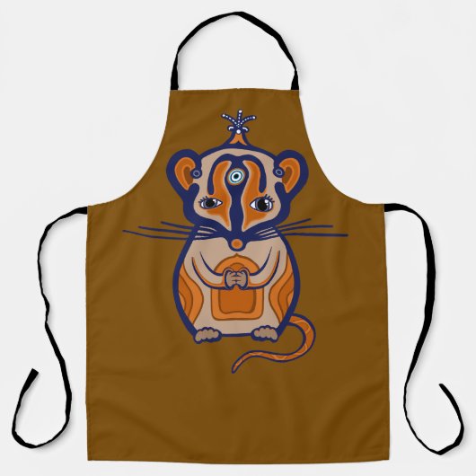 Tablier La souris brune (Recto)