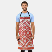 Tablier La talavera mexicaine traditionnelle ornée. Design (Porté)