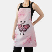 Tablier La teigne rose s'illumine gracieusement sur la flo (Insitu)