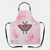 Tablier La teigne rose s'illumine gracieusement sur la flo (Recto)