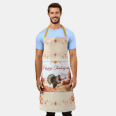 Tablier La Turquie patriotique Thanksgiving (Porté)