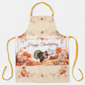 Tablier La Turquie patriotique Thanksgiving (Recto)