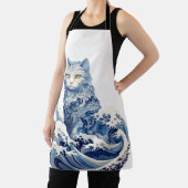 Tablier La Vague De Chat Au Large De Kanagawa (Insitu)