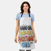 Tablier La vie en impression : votre dose quotidienne de s (Porté)