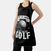 Tablier La vie est courte. Jouez plus de golf (Insitu)