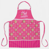 Tablier La vie est courte ! Mangez Plus De Cookies ! Tabli (Recto)