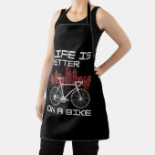 Tablier La vie est meilleure à vélo (Insitu)