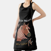 Tablier La Vie Est Meilleure Avec Les Chevaux, Apron (Insitu)