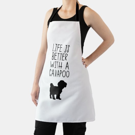 Tablier La Vie Est Meilleure Avec Un Cavapoo (Insitu)