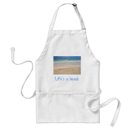 Tablier La vie est une plage (Devant)
