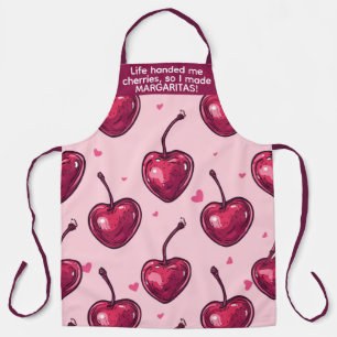Tablier La vie m'a donné des cerises alors j'ai fait des M