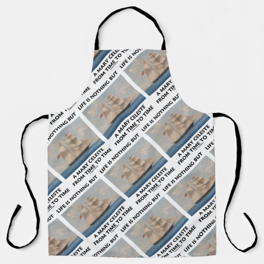 Tablier La Vie N'Est Rien D'Autre Qu'Une Marie Celeste De (Recto)