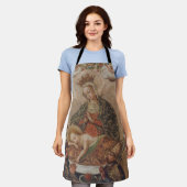 Tablier La Vierge adorant le Christ Enfant Noël (Porté)