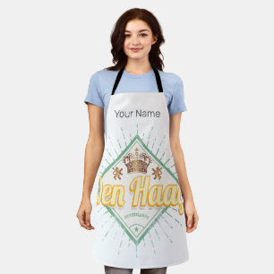 Tablier La ville de La Haye Pays-Bas Retro Holland Vintage