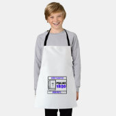 Tablier La voie de Dieu est parfaite.palmes 18:30 (Porté)