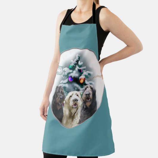 Tablier Labradoodle Cadeaux de Noël (Insitu)