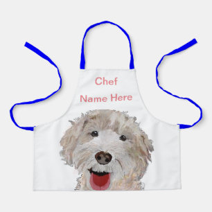 Tablier Labradoodle Chef de Cuisine (Nom Ici)