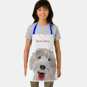 Tablier Labradoodle Chef de Cuisine (Nom Ici) (Insitu)