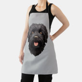 Tablier Labradoodle Chien noir (Insitu)