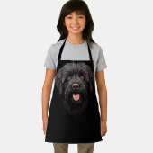 Tablier Labradoodle Chien noir (Insitu)