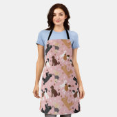 Tablier Labradoodle / Goldendoodle os et pattes Apron (Porté)