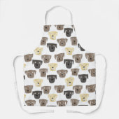 Tablier Labrador Retriever Chien Motif Apron (Recto)