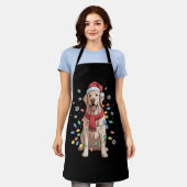 Tablier Labrador Retriever Chien Santa Clause Casquette No (Porté)