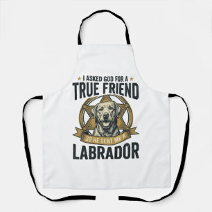 Tablier Labrador Vrai Ami Conception Vintage Amateur de Ch