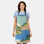 Tablier Lac Hokusai Hakone dans la province de Sagami (Porté)