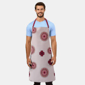 Tablier Lacy Valentine's Day All-Over Print Apron (Porté)