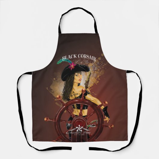 Tablier Lady Black Corsair (Recto)