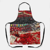 Tablier Lady in RED GLAM Apron (Recto)