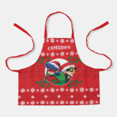 Tablier Ladybug & Cat Noir | Graphique de vacances (Recto)