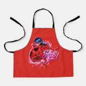 Tablier Ladybug miraculeux | Spots Sur Graphic (Recto)