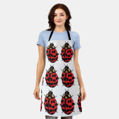 Tablier Ladybug Red Black Insect Ladybug (Porté)