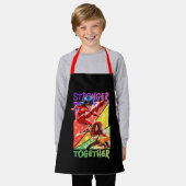 Tablier Ladybug & Rena Rouge | Ensemble plus fort (Porté)