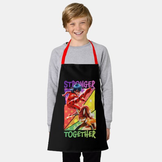 Tablier Ladybug & Rena Rouge | Ensemble plus fort (Porté)